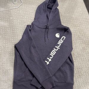 Carhartt Men's Dark Purple Hoodie